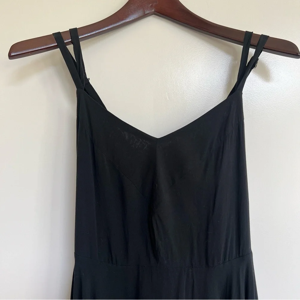 UO Women’s Kimchi Blue Fit and Flare Strappy Back Black Mini Cocktail Dress